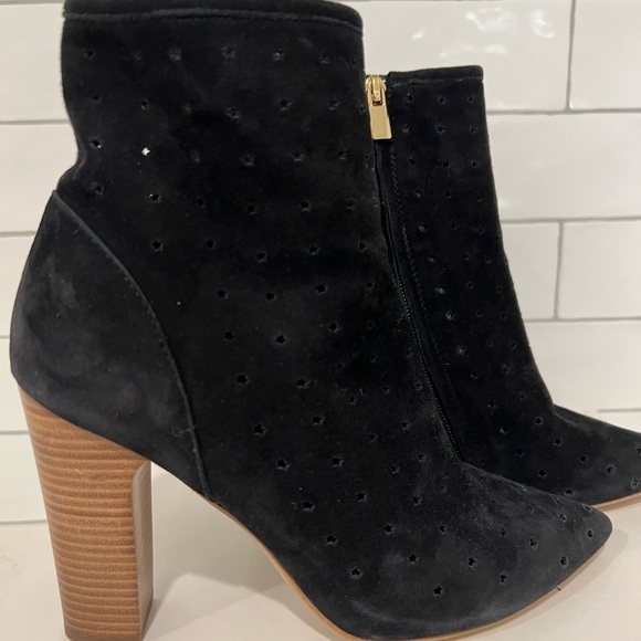 See by Chloe Suede Eyelet Sock Boot. Size 8.5. EUC!! Includes box and dust bag. - Picture 4 of 13